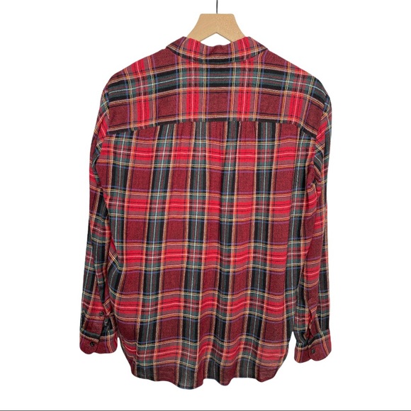 Madewell Central Tartan Plaid Wool Button Down Shirt - Picture 3 of 15